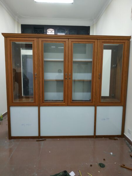 Tủ sách và quàn áo 4 buồng