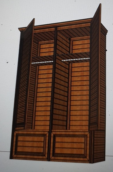 Tủ quần áo 2 buồng