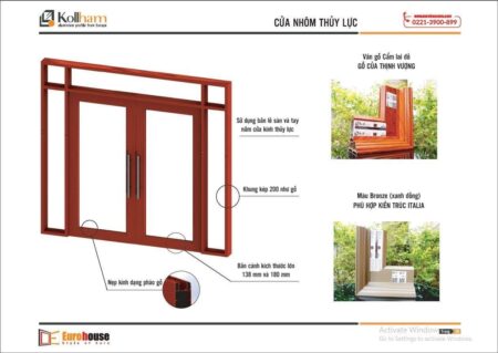 Nhôm hệ thủy lực Eurohouse